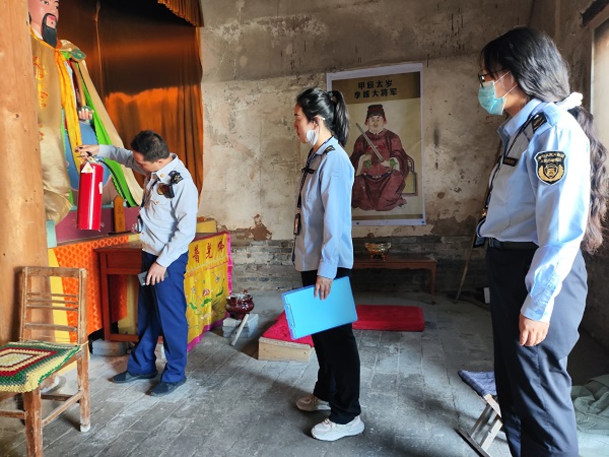 漯河消防联合文广旅部门全面开展博物馆和文物建筑单位安全检查！(图2)