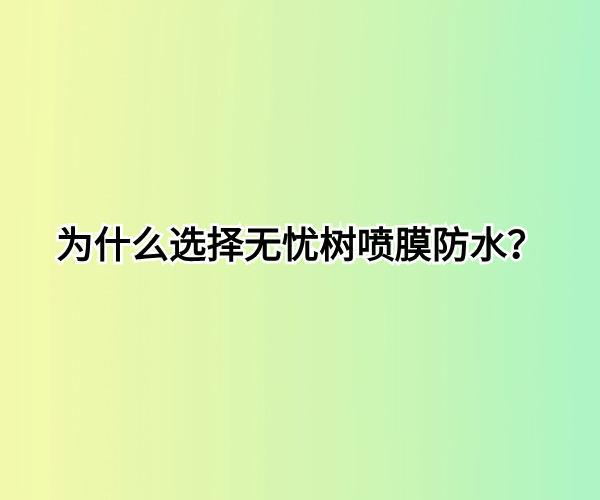 喷膜防水能持续多久？了解其耐用性和寿命(图5)