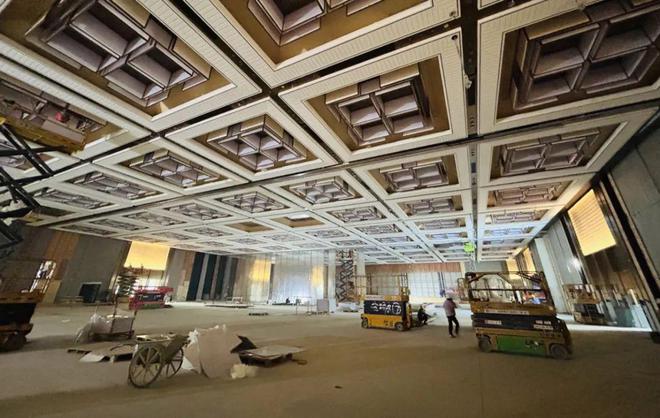 即将交付验收!空港国际会议中心建设接近尾声(图3) 即将交付验收!空港国际会议中心建设接近尾声(图3)