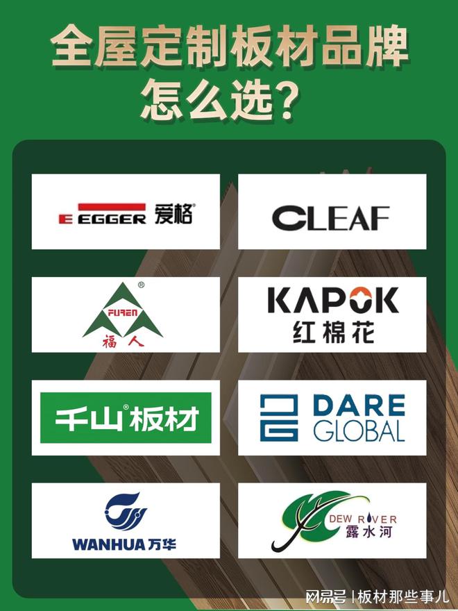 全屋定制板材品牌怎么选?(图1) 全屋定制板材品牌怎么选?(图1)
