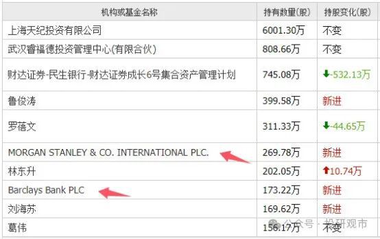 5大龙头!社保加仓养老金与险资布局摩根士丹利与巴克莱新进(图7) 5大龙头!社保加仓养老金与险资布局摩根士丹利与巴克莱新进(图7)