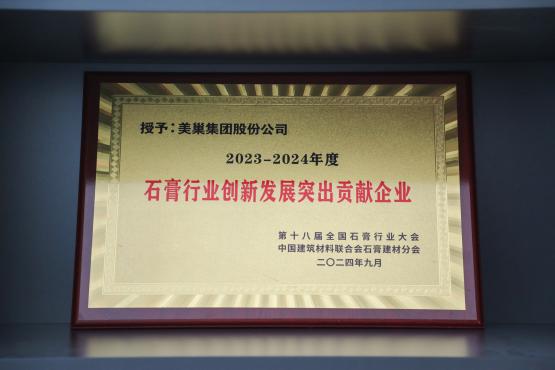 受邀出席全国石膏技术交流大会 美巢再获三项行业殊荣(图2)